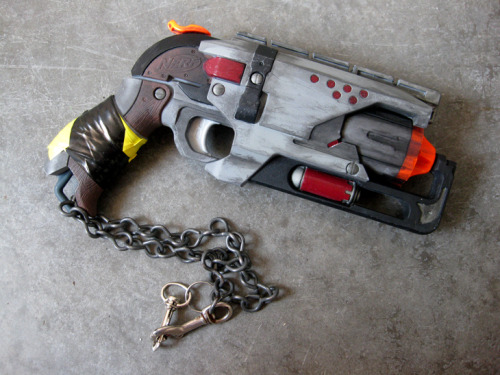 How I painted my nerf hammershotStep 1: Watch some youtube vids of other people taking apart the sam