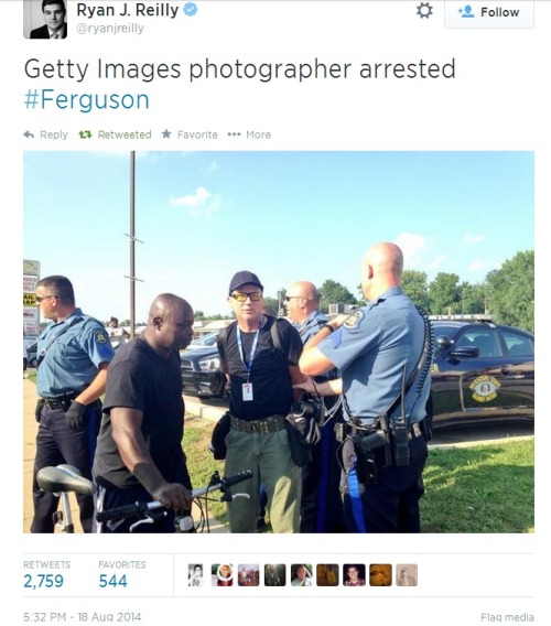 iwriteaboutfeminism:  Monday night in Ferguson, 4-6 PM.   Fuck this is happening like right now