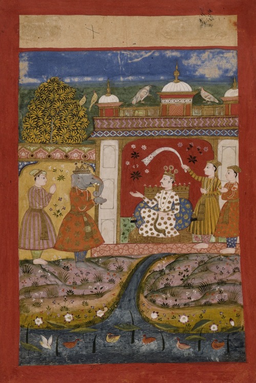 Shankarabharana Ragaputra, Folio from a Ragamala (Garland of Melodies) India, Maharashtra, Aurangaba