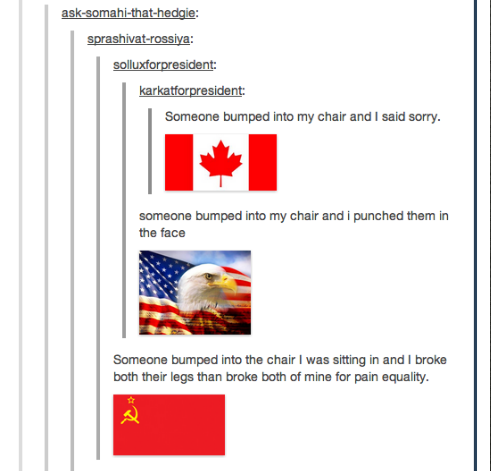 zanjeki:  malvalen:  lorrainelola:  My favorite Canadian posts. Happy Canada Day,