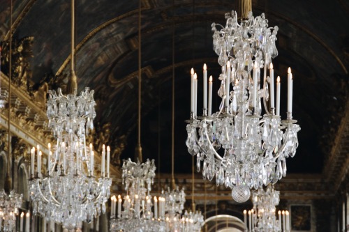 ancient-serpent:The Hall of Mirrors, Château de Versailles, France (by ancient-serpent)