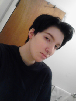 #TDOV | he/himpre-t, 2015 → 1 year 9 months on testosterone, 2018in the before picture at the time I would have said I needed a haircut and my hair was &ldquo;too long&rdquo;. Think again you lipless fool.  