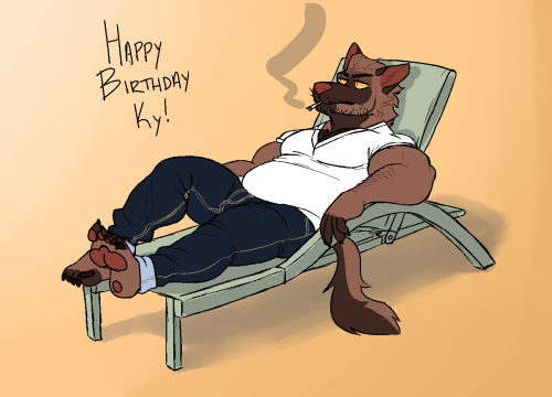 dulynotedart:  Finally got @scpkid‘s gift done and I decided to make two versions of the pic cause Tex is a hottie no matter what he’s wearing Happy birthday! 
