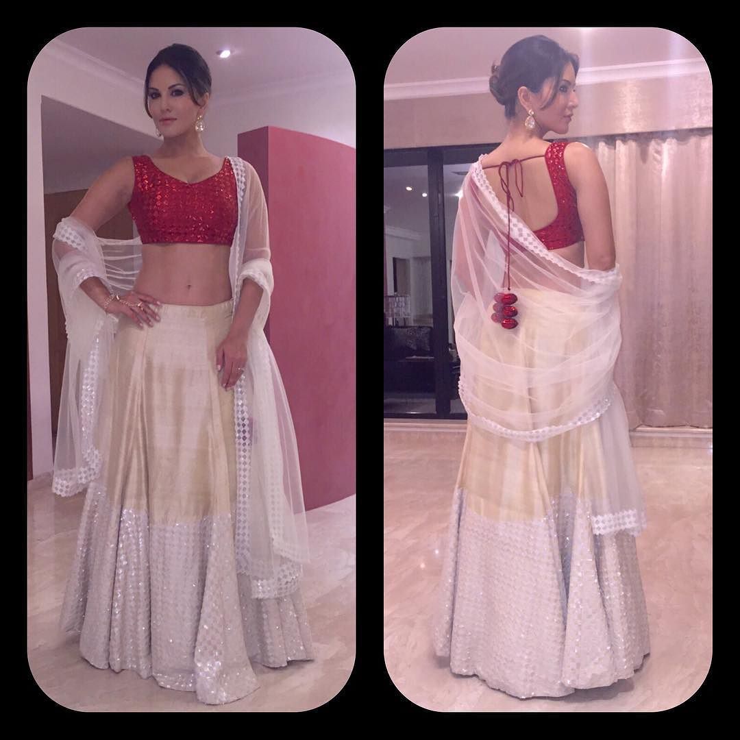Thank you so much @mayyurrgirotra for dressing me and styling me!!! by sunnyleone