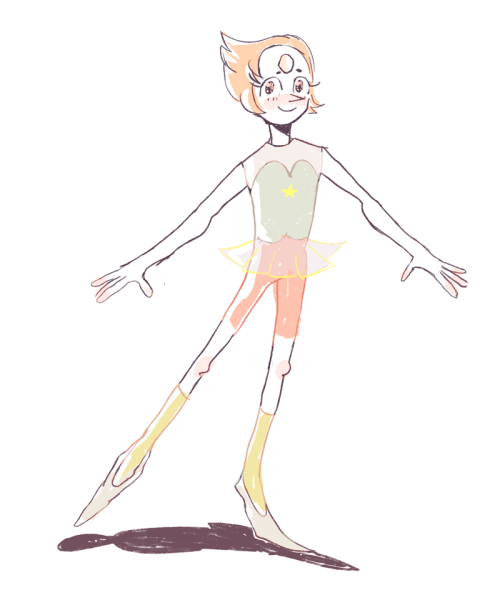 machine-pancake:  sketching cute pearl <3