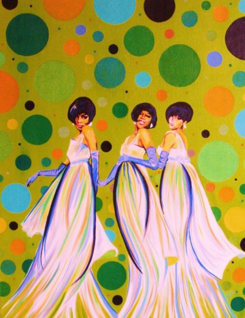 The Supremes by geridanze Diana, Mary, and FlorenceThe Supremes were an American female singing grou