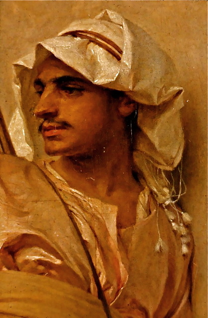 Charles Bargue Turkish Sentinel (detail),French, 1877