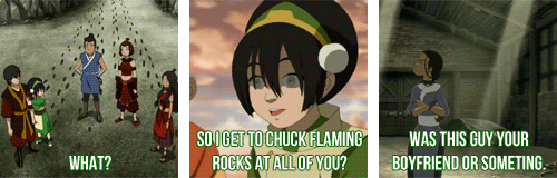 vixyhoovesmod:  ouiladybug:  The hilarity that is Toph.  Probably one of my favorite