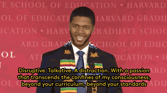 nightxvision:  refinery29:  Watch: This Harvard student just gave one of the greatest