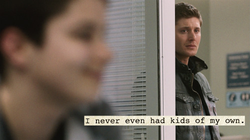 theprincessandthepie:dean &amp; children | 7.10 death’s doorinsp. by this post by @clairen