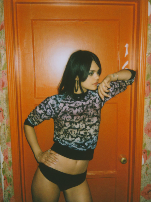 Natasha Khan of Bat For Lashes for her SS14 collection she designed for YMC London (via Neil Krug)