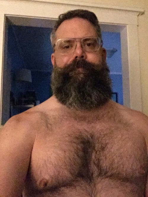 After a haircut and a beard trim.