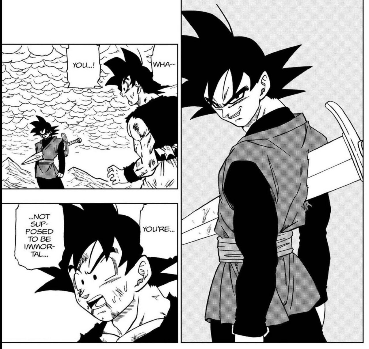 Dragon Ball Super Manga Chapter 21 Review - Goku Learns The Mafuba! Goku  Black Beats Down Trunks 