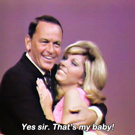 alicequinn:Frank Sinatra and Nancy Sinatra sing Downtown/These Boots Are Made For Walking (1966)