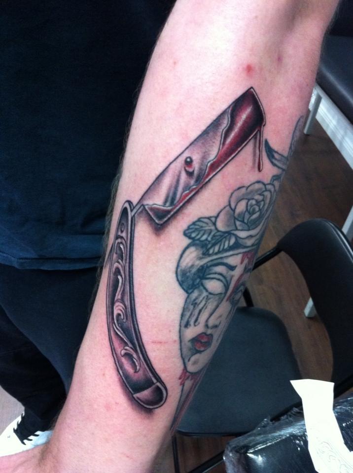 1337tattoos:  Tattoo by Lou Shaw of Four Aces Tattoo in South Australia. Thanks for