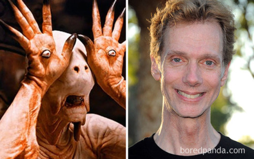 unexplained-events:  Horror Movie Stars With and Without MakeupFrom left to right:Samara – Daveigh Chase (The Ring, 2002)  Kayako – Takako Fuji (The Grudge, 2004) Pale Man – Doug Jones (Pan’s Labyrinth, 2006)Ghostface – Dane Farwell (Scream,