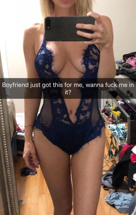 You got her sexy lingerie for other men to