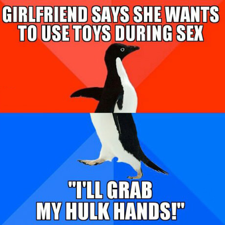 geekedout18:  geek-sexy:  Hot Girls With Hulk Hands  Lol!!! 