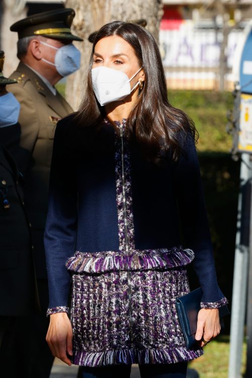 February 18, 2022: Queen Letizia chaired a work meeting on the occasion of the 150th anniversary of 