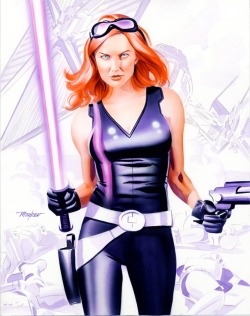 comicbookwomen:  Mara Jade-Mike Mayhew