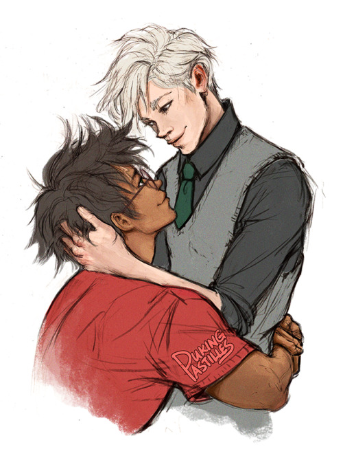 pukingpastilles - turns out the best time to draw harry and draco...