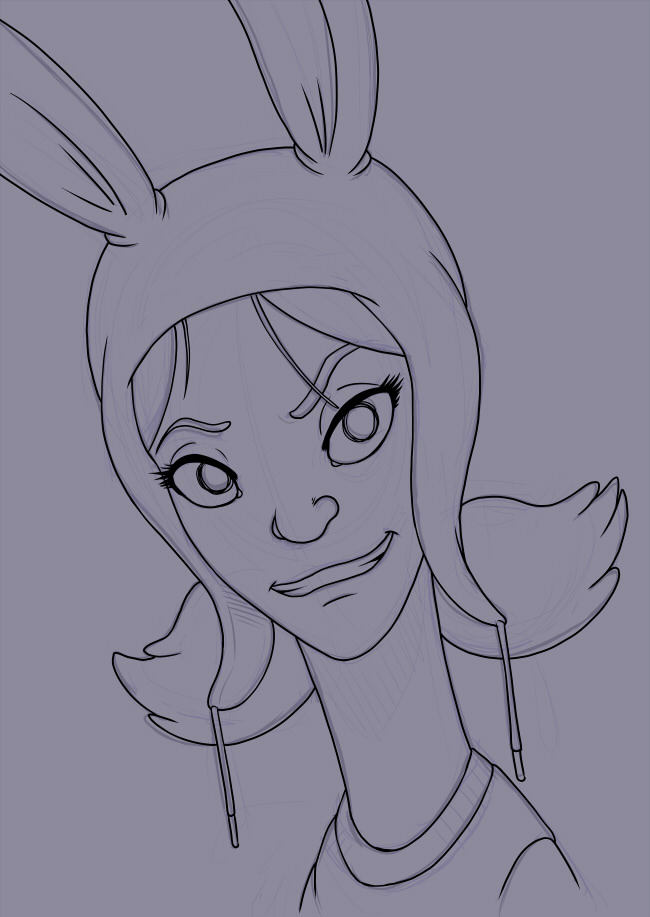 Louise Belcher from Bob&rsquo;s Burgers. 