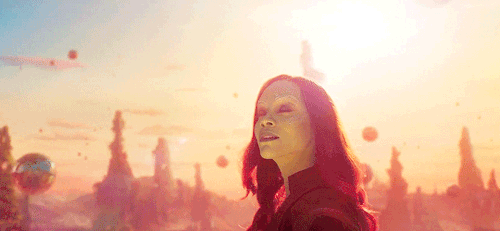 saltybatman:marvel asks → @bbc-sherlock-imagine↳ favorite female character // Gamora