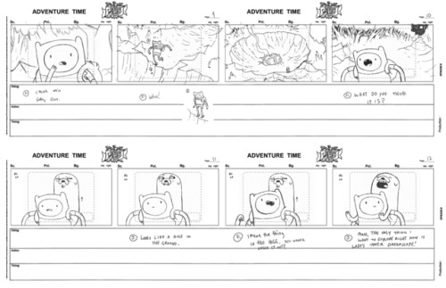XXX skronked: ADVENTURE TIME STORYBOARD TESTS! photo
