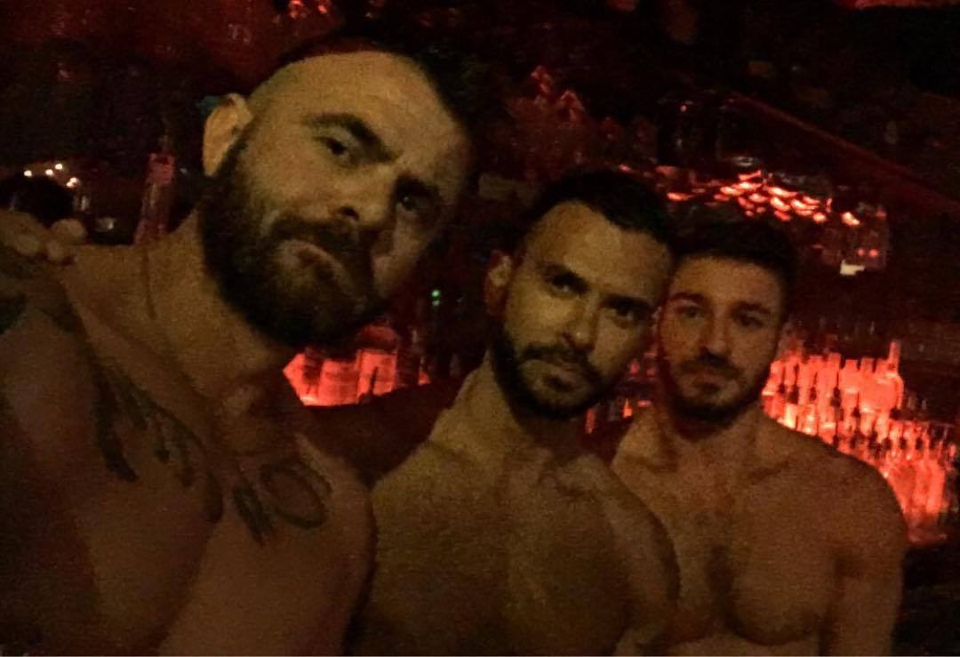 gayweho:  Our Thursday night bartenders and barback. Ali,Roee,Dominick. They are