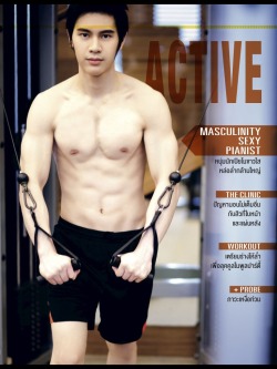 thailand-guy:  ฟลุค-กานต์ กุลานุพงศ์ Attitude Thailand November 2013