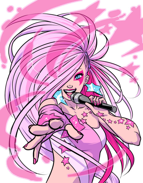 virginiagentlenerd: postcardsfromspace: comicsriot: mooncalfe: i am drawing the Jem comic from IDW. 