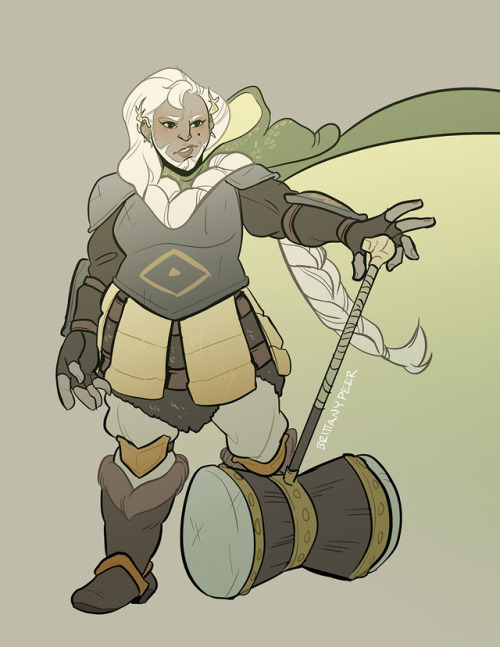 peerpressureart: Commission for my good friend @radio-silents of her DnD character Sherry!  So 