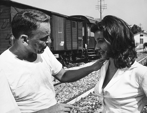 francisalbertsinatra: Frank Sinatra &amp; Raffaella Carrà on the set of Von Ryan’s 