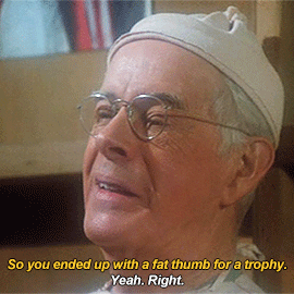 POTTER: I Was Transferred Here Seven Days Ago. Seems Like I've Been Operating For Eight. HAWK: And This