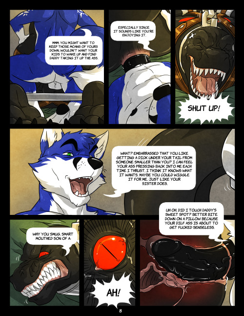 homodracofilo:howlinmadness90:Black and Blue By  WFAI have a feeling there’s more, i hope I’m right XDThis is the best thing ever, there has to be more!