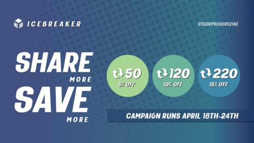   SHARE CAMPAIGN  Want to save some money on our zine bundles? Share this post, and starting April 2