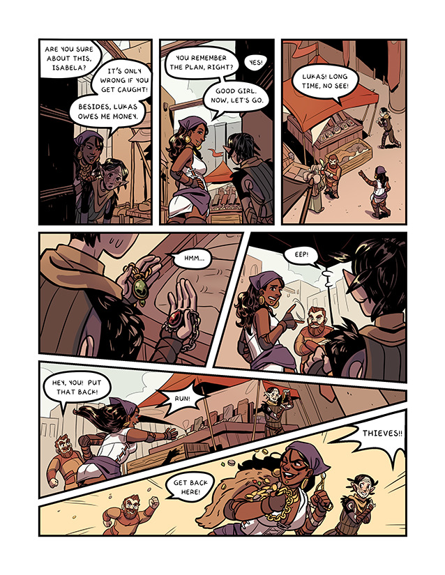 elefluff:  short hawrill comic I drew for the Girls! Girls! Girls! zine page 1 |