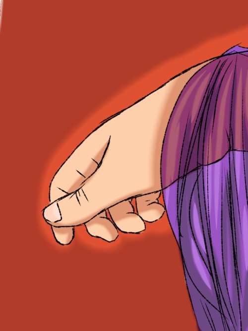 I Did Hand Art (using My Own Hand As Reference)