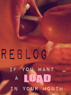 sissy-stable:  Do you want a nice load in your mouth ?  Yes please