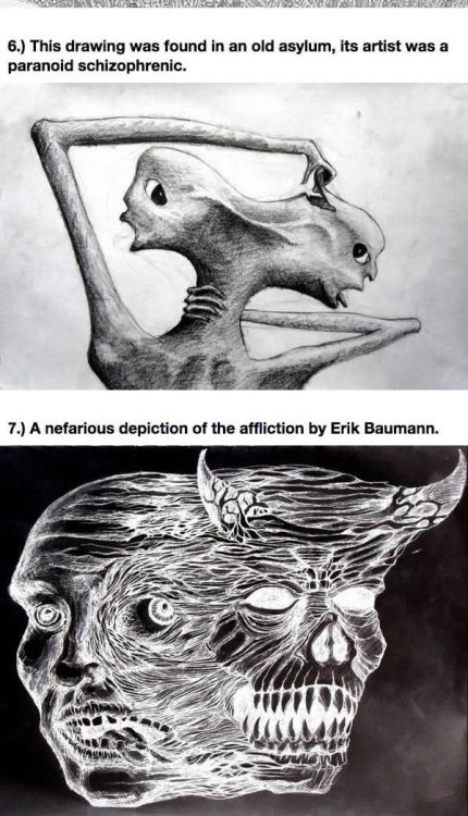 andajoydivisionshirt:natman98: nihil—morari: Enter The Mind Of A Schizophrenic With Art Made B