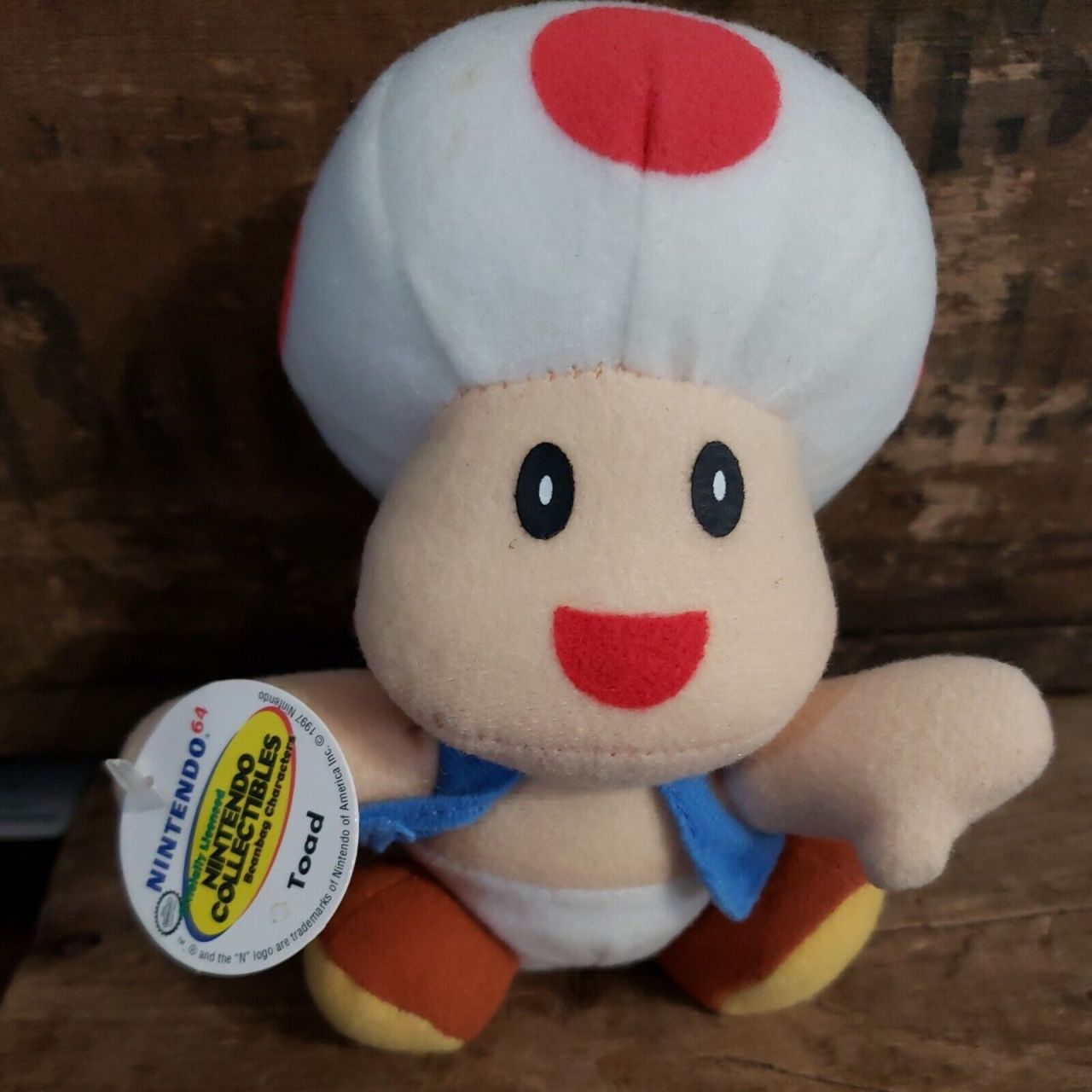 Supper Mario Broth - Officially licensed 1997 Toad plush. Main Blog