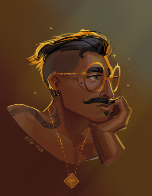 imrisah:you wanted to see ATestOfTime!dorian’s golden glasses so here we gooo: sparkler.jpg
