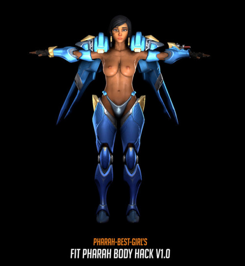 pharah-best-girl: It’s been little over a month since I started using Source FIlm Maker and after relying so much on other people’s work I decided to give something back: so I completely updated and refined the Pharah model (aka body-hack I use).