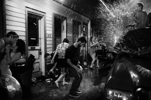 A Scene From Mid-Summer Mardi Gras - New Orleans, LA