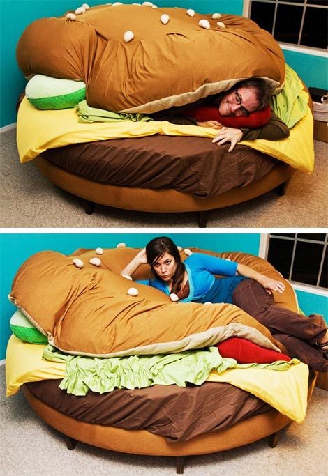 Porn Hamburger Bed photos