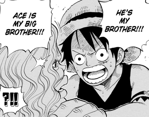 luffy one piece manga