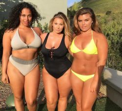 thinfatfit:  Tabria Majors, Oliva Jensen, Dana Patterson