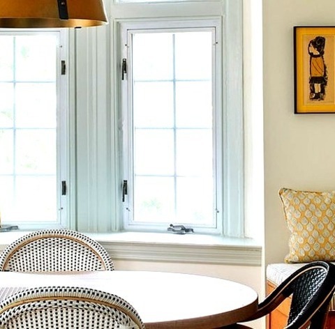 Philadelphia Kitchen DiningKitchen/dining Room Combo - Mid-sized French Country Medium Tone Wood Floor