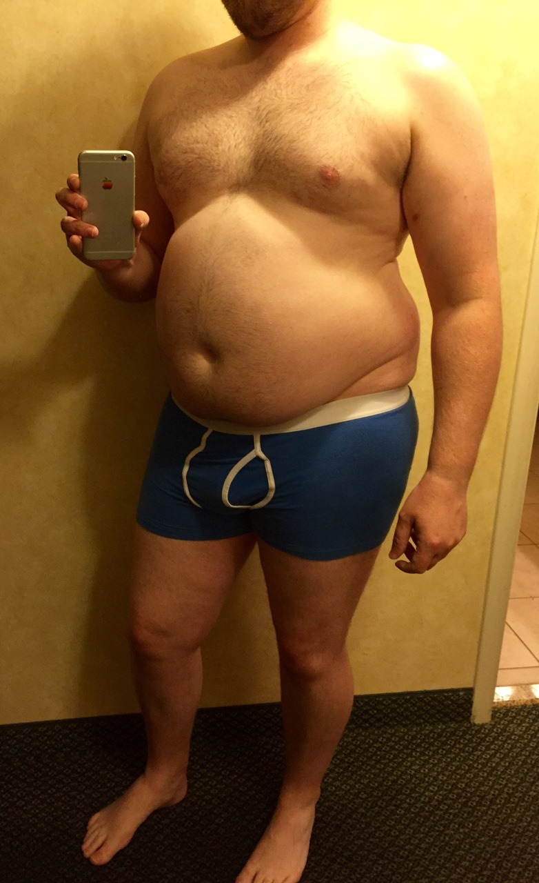 broaderstrokes:  Hotel mirror pic!  Feeling kind of big &amp; soft after the