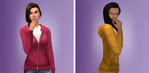 xldsims: Here’s my female rendition of the Mass Effect N7 Hoodie for Sims 4. Like before, it&r